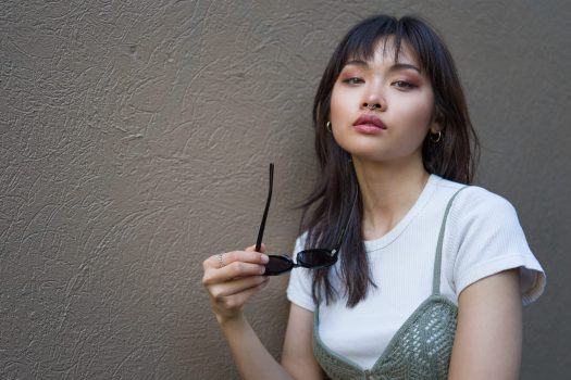 A cheeky gaze by Kobowonderland, captured with the Leica Q3 43, a work of passion by Arnold Szmerling for the Visual Life Collection focusing on lifestyle legacy portraiture.