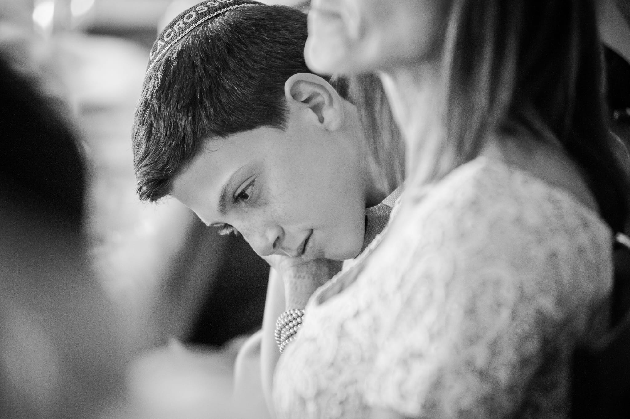 A candid, of mother and son taken at The King David Hotel Jerusalem, Israel captured with available light for the 2026 Founder’s Residency by Arnold Szmerling.